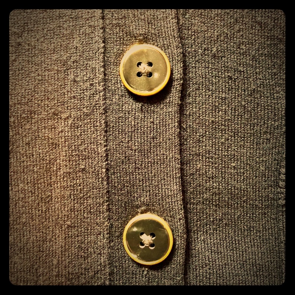 Almost black Banana Republic cardigan Petite Small